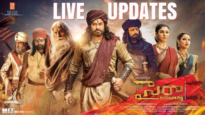 Telugu Live Updates Sye Raa Narasimha Reddy