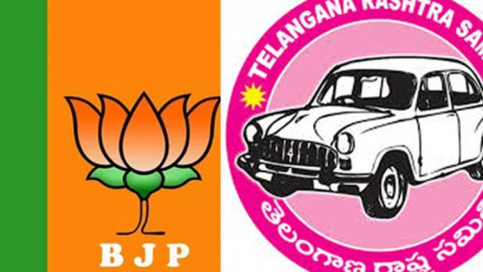 BJP-TRS-telugubulletin Bjp Trs X