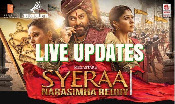 Sye Raa Live Updates Premier Show – First On Net From Usa