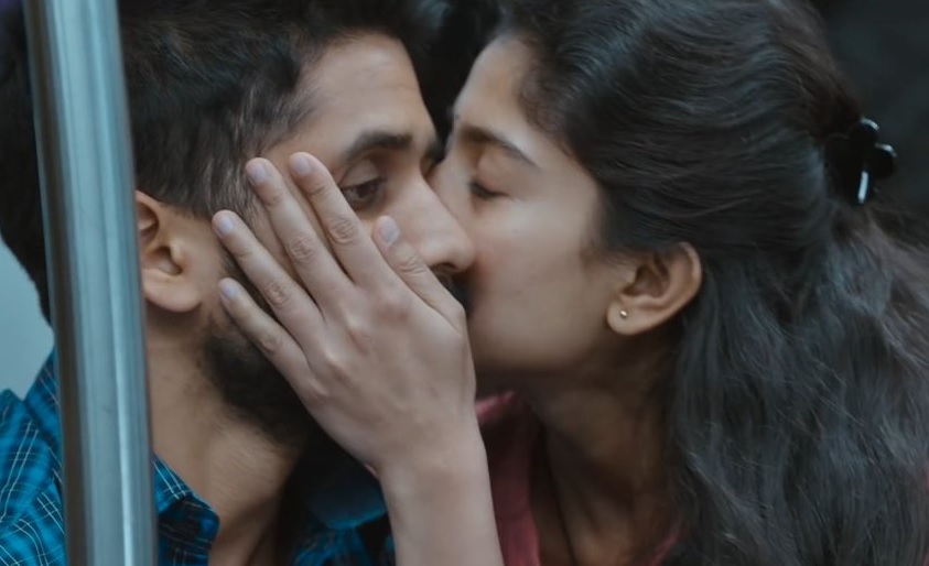 Sai Pallavi’s Lip lock with Chaitu becomes controversial