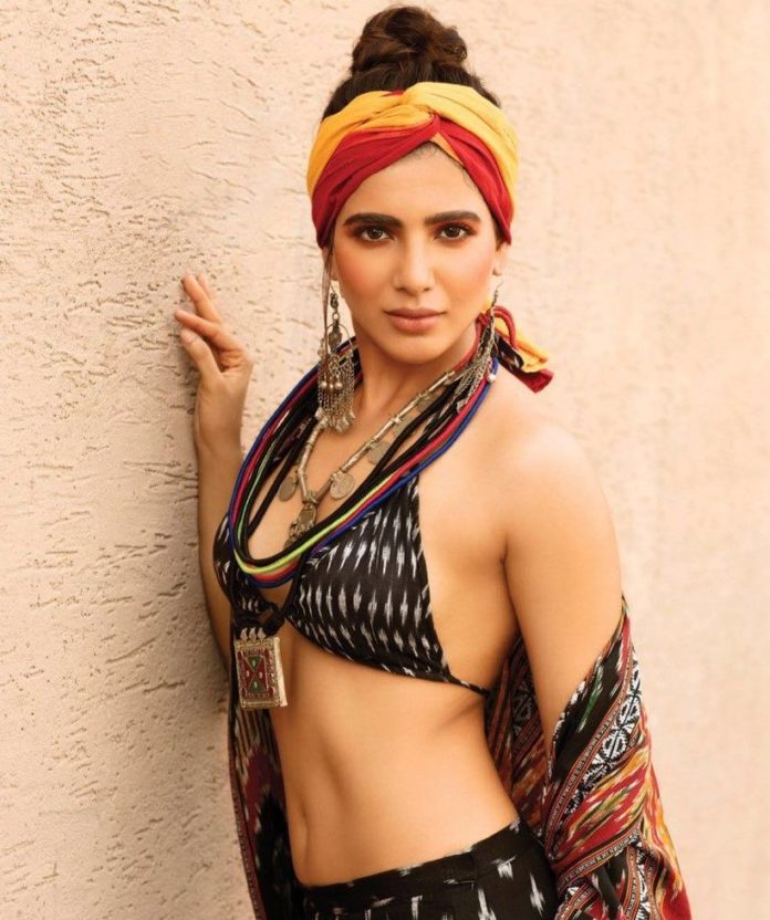 Samantha-In-Hot-Bikini-Top-Photo-Stills Lady Super Star To Stun Everyone With Her Daredevil Stunts