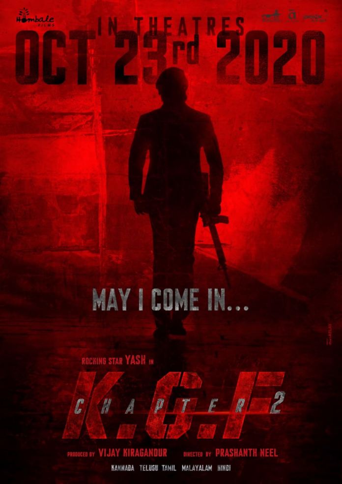 KGF-2 Release Date Poster