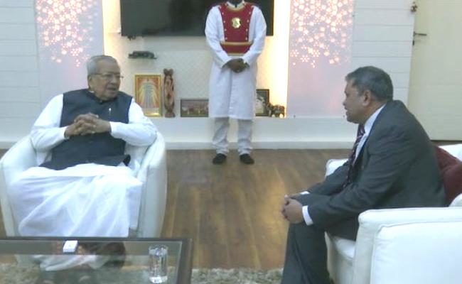 Nimmagadda Ramesh Kumar Meeting With Ap Governor