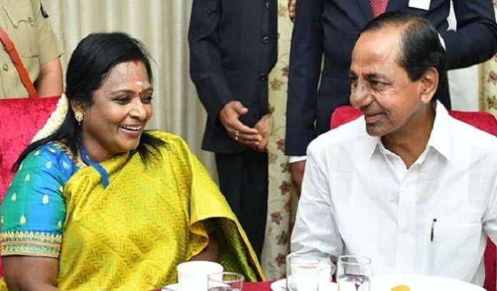 Kcr Had High Level Meeting With Telangana Governor