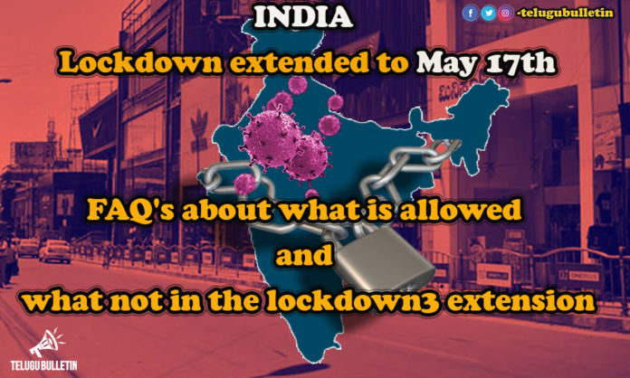 indialockdown3 Faq’s About What Is Allowed And What Not In The Lockdown3 Extension