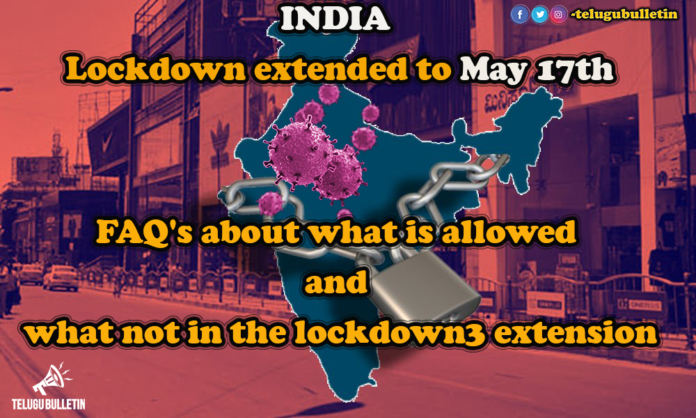 FAQ’s about what is allowed and what not in the lockdown3 extension