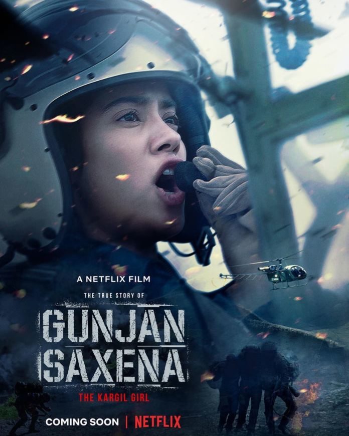 Jahnavi Shares The First Look Poster Of Her Film ‘gunjan Saxena’