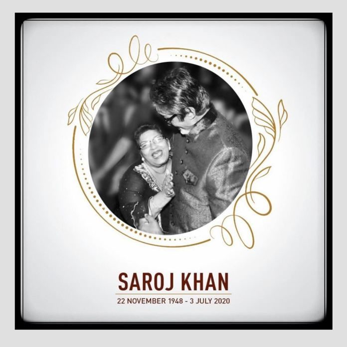 Big B Honours Late Saroj Khan With Some Fond Memories