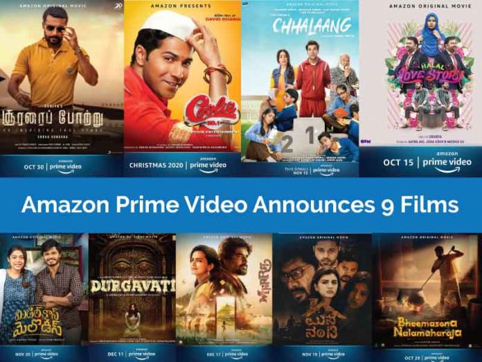 Amazon Prime Video announces 9 new releases