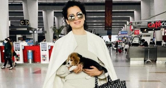 Kangana Takes Her Puppy ‘gappu’ For The First Time To Her Home