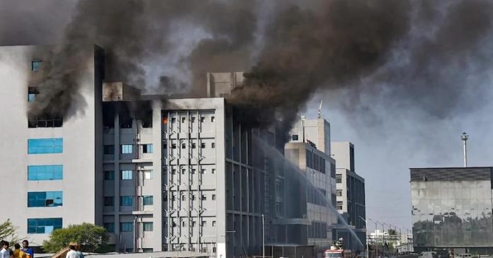 Massive Fire Broke Out At The Serum Institute Of India Campus