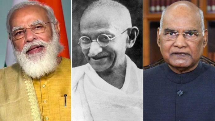 Politicians In The Nation Honour Mahatma Gandhi On His Death Anniversary Today