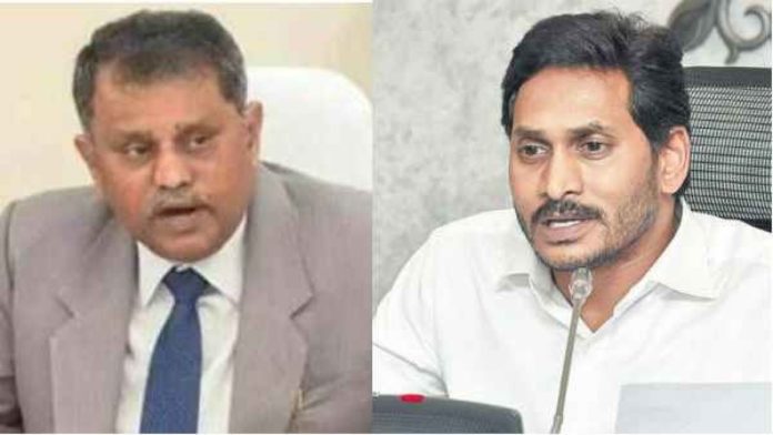 AP SEC writes a letter to CS on removal of Jagan photos due to election code