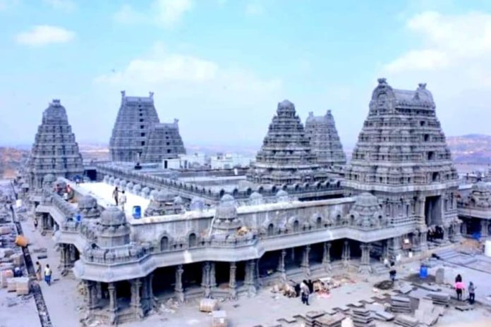 Minister Ktr Shared A New Video On The Yadadri Temple