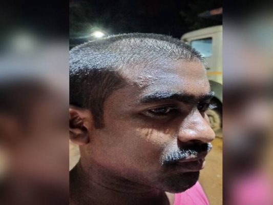 The tonsured victim in Rajahmundry was missing