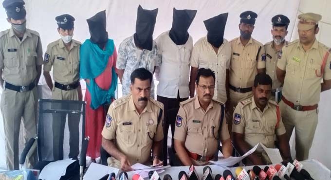 Bachupally Police Arrest Four Fraudsters Who Cheated Hyderabad Business Magnate