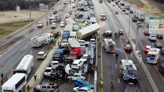 At Least 9 People Died In 133-vehicle Crash In Fort Worth, Us