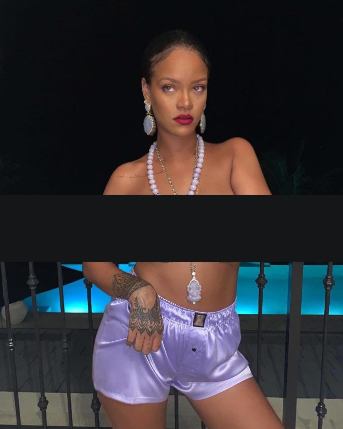 Netizens Slams Rihanna For Posting Topless Pic Wearing Ganesha Pendant