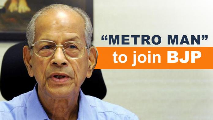 Metro man to join BJP in Kerala!!