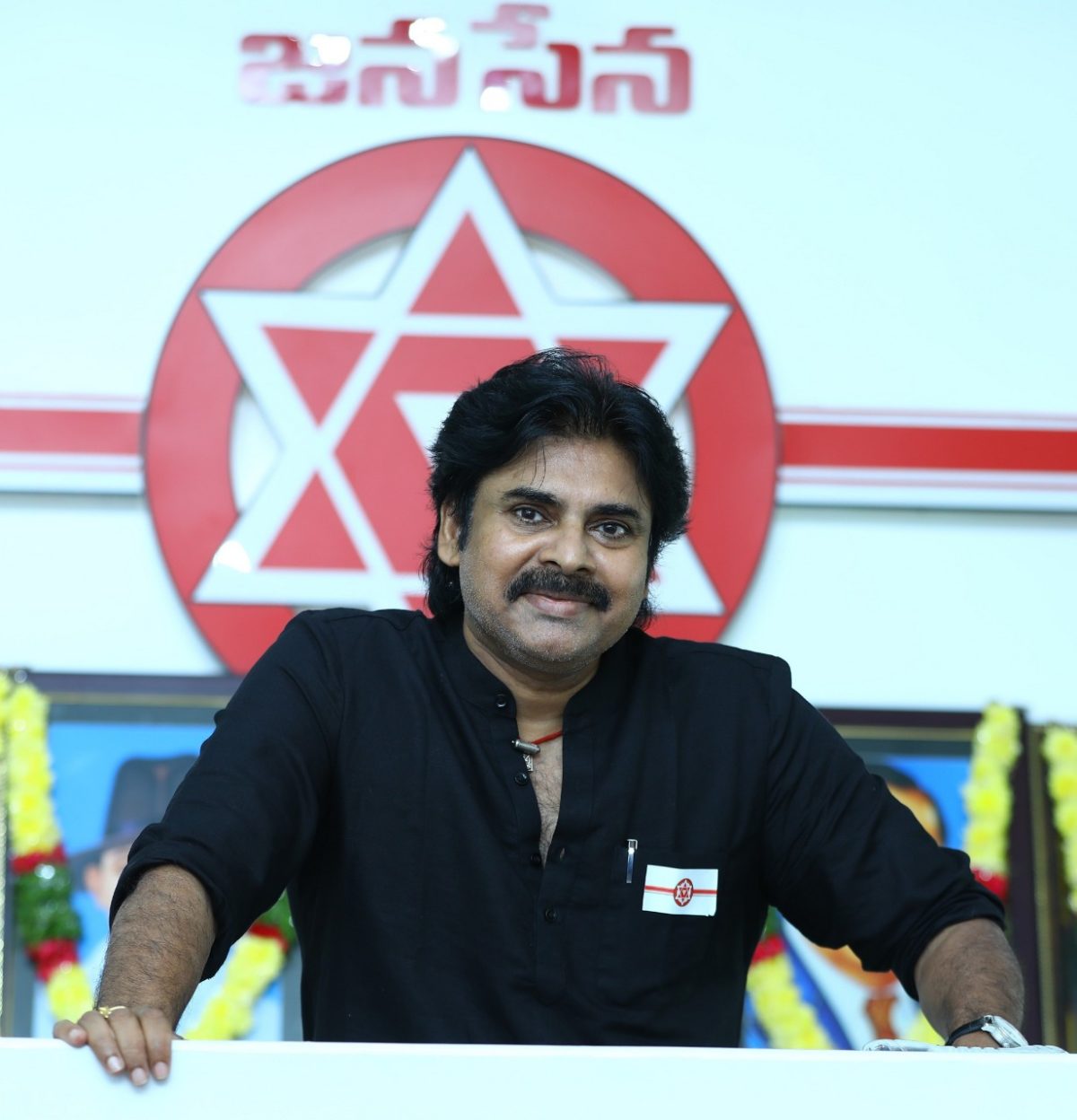 Pawan Kalyan at JanaSena Party 7th Formation Day Celebrations ...