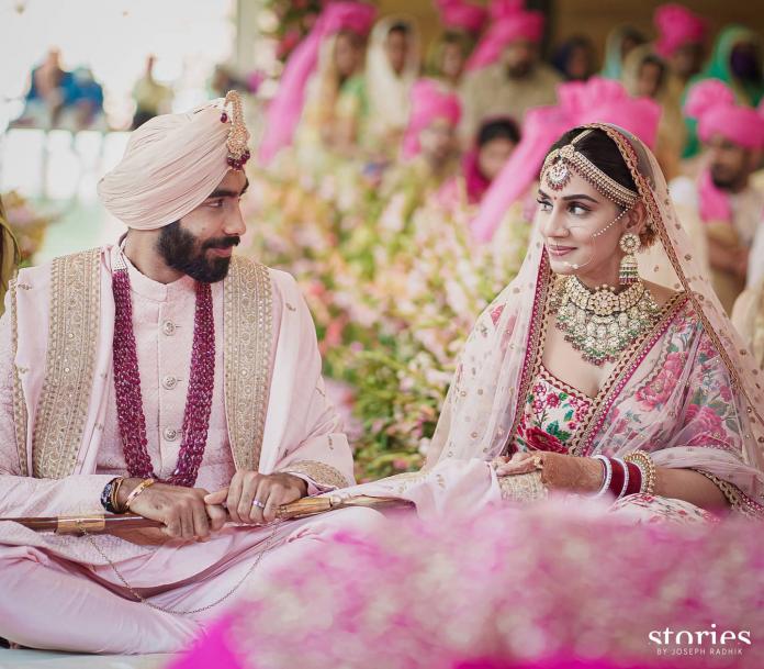 India Pacer Jasprit Bumrah Marries Sanjana Ganesan