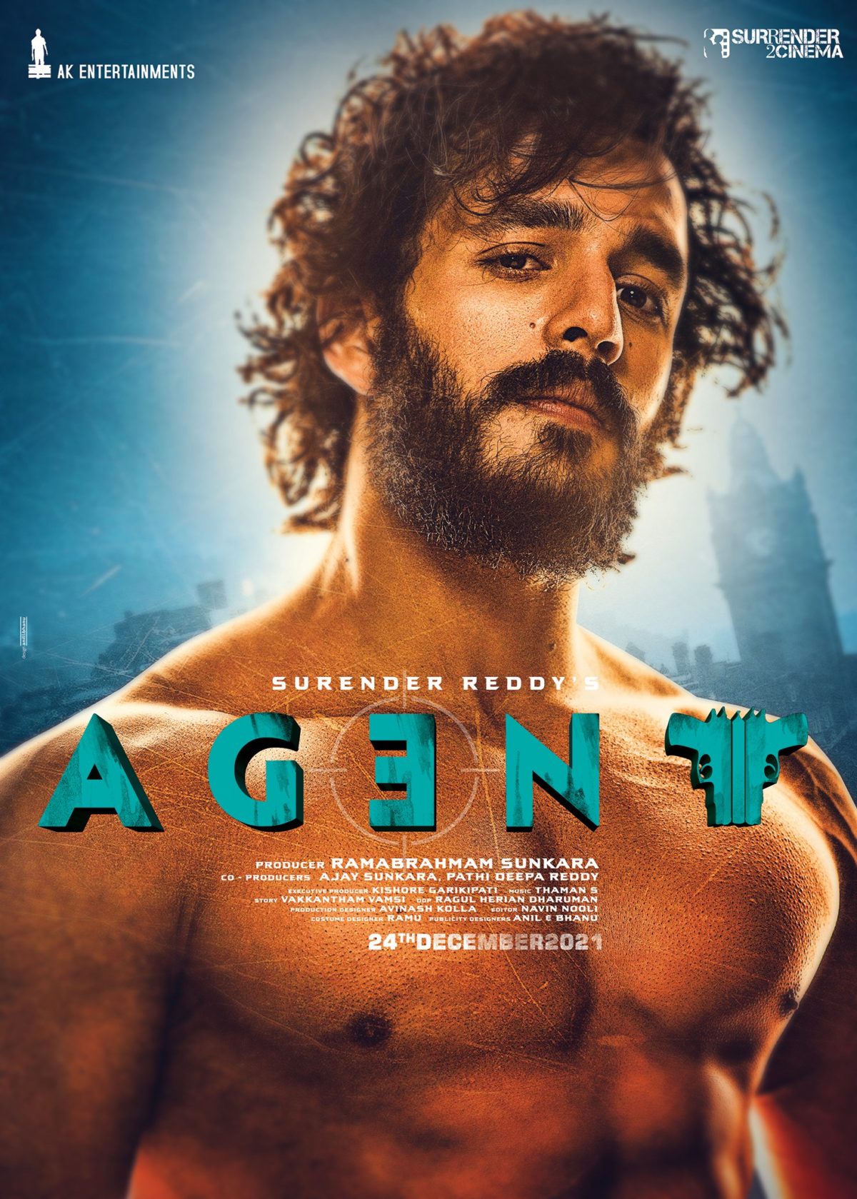 Akhil Akkineni’s Next Titled ‘agent’, Intriguing First Look