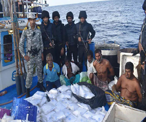 Rs.3,000 crore worth drugs were seized by Indian Navy officials !!
