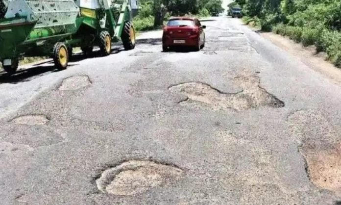 Terrible State Of Roads In Andhra Pradesh Continues