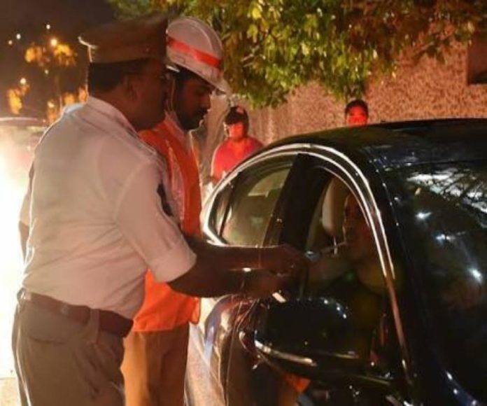 Police collected around Rs.2 crores of fine under drunk and drive in March