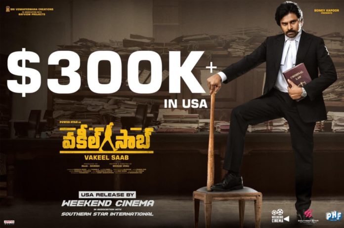 Vakeel Saab Collects Massive From Its Premiere Shows In Usa