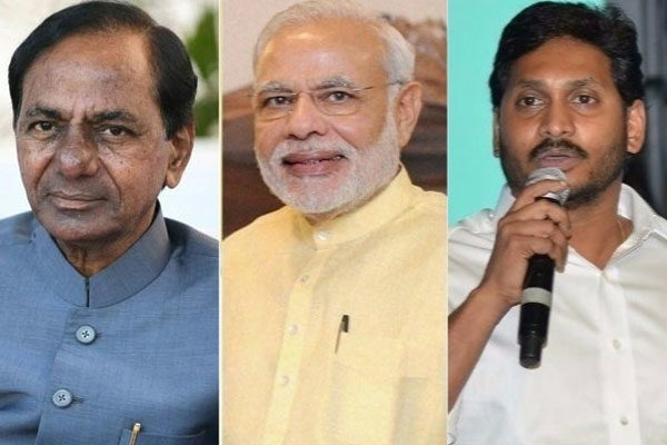 Modi phoned to CMs of both the Telugu states