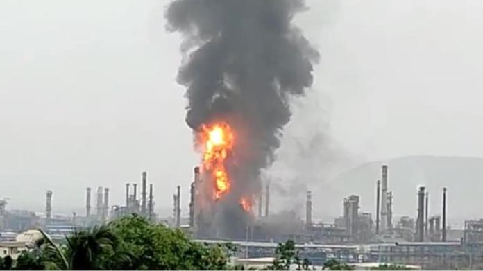 Major Fire Accident At Visakhapatnam’s Hpcl