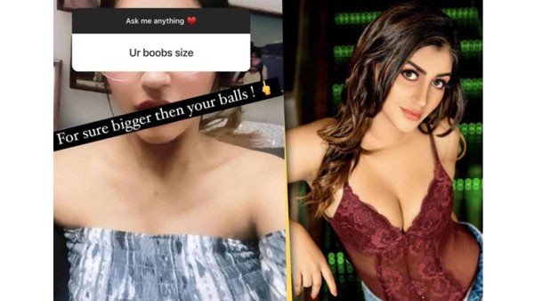 Nota Actress Gives Befitting Reply To A User Who Asked Her Size