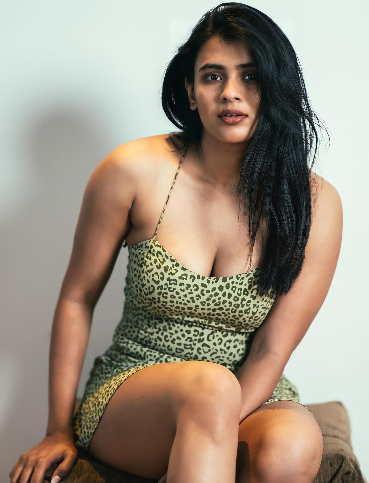 Hebah Patel Looks Smoking Hot In This Sultry Short Dress
