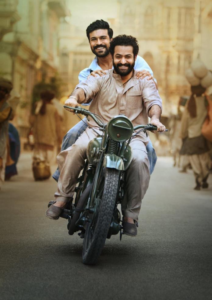 Brand New Poster:  Ntr And Ram Charan From Rrr
