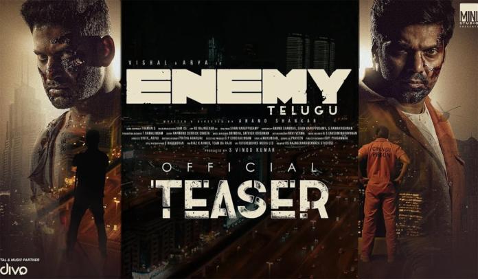 Enemy Teaser: Arya, Vishal Promises An Action Thriller