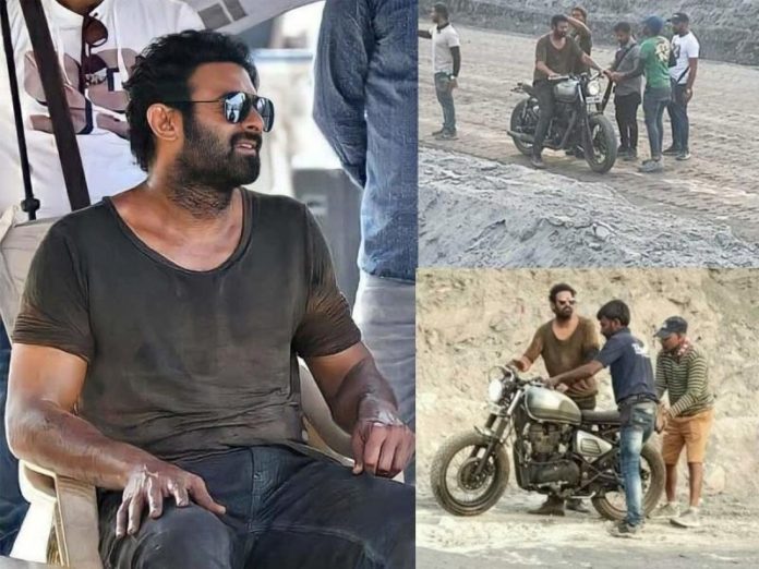 Prabhas Using Only Vintage Vehicles