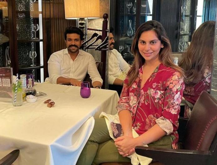 Ram Charan Enjoys A Lunch Date With His Wife Upasana