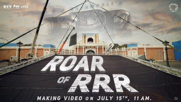 Roar Of Rrr – Making Video On The Way