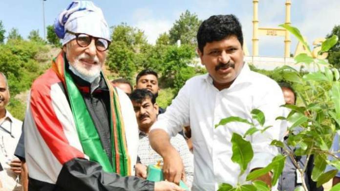 Amitabh Bachchan Takes Up Green India Challenge