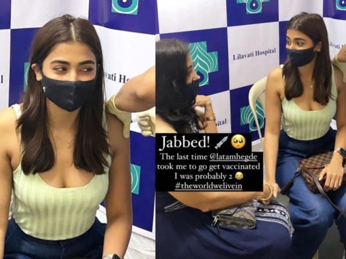 Pooja Hegde Gets Vaccinated Against Covid-19