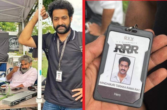 Rrr: Jr Ntr Wears An Id Card For The First Time