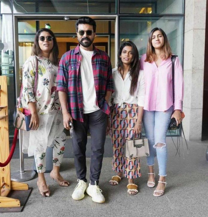 Pic Talk: Ram Charan Takes Sisters Out For Lunch