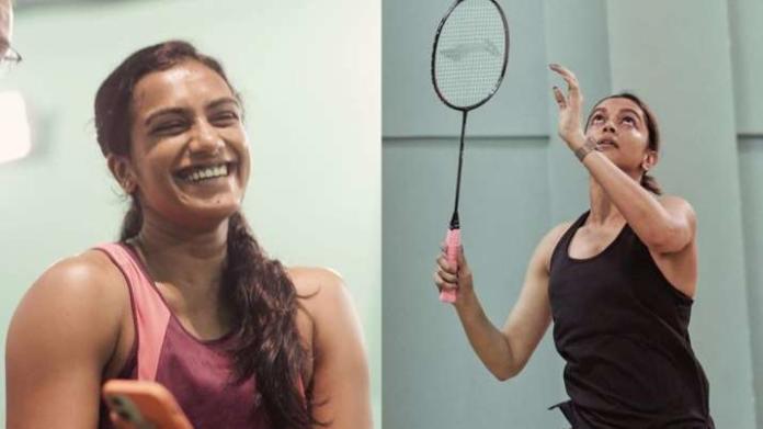 Deepika Takes On Pv Sindhu On The Badminton Court