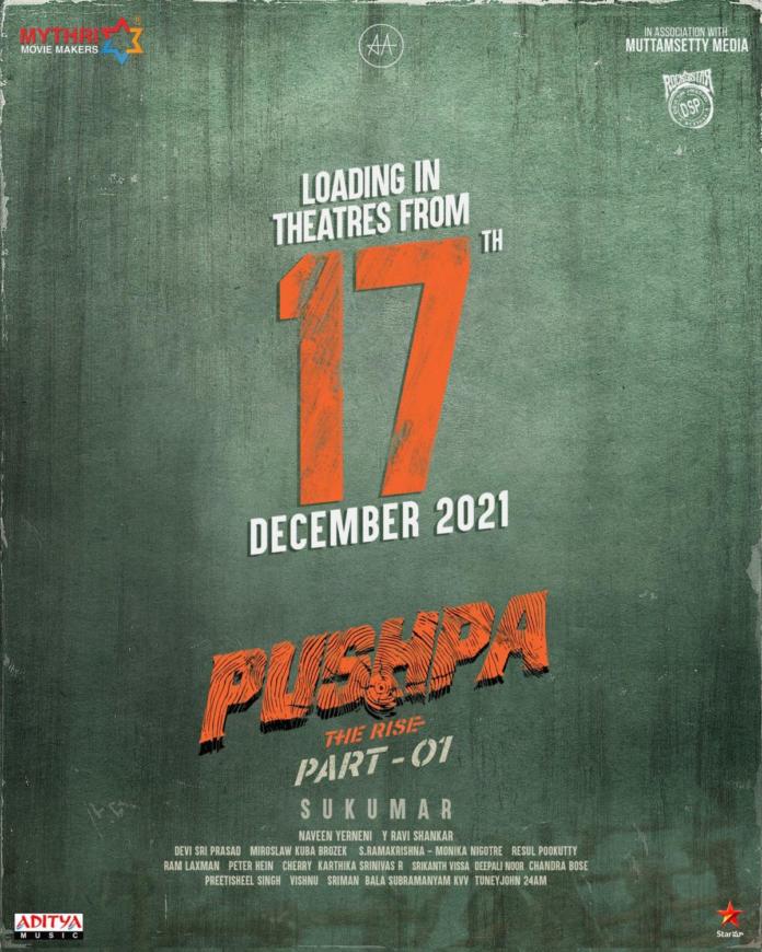 Pushpa: The Rise Officially Seals The Release Date