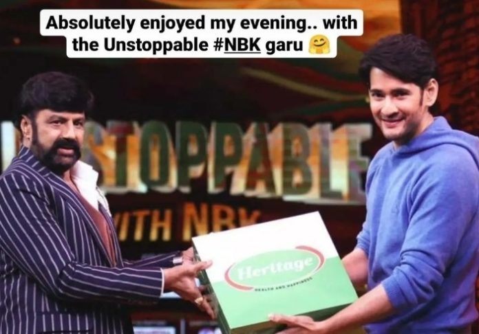 Mahesh Babu Opens Up About Filming For Balakrishna’s Unstoppable