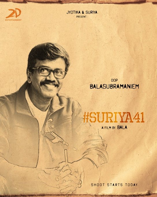 #suriya41: Suriya, Director Bala’s Movie Launched