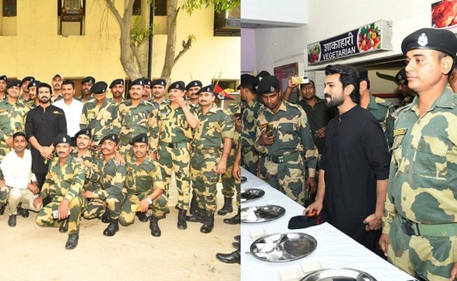 Ram Charan Gets His Chef To Cook For Bsf Jawans