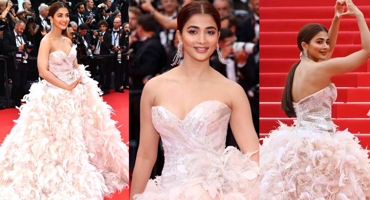 Pooja Hegde Dazzles At Cannes
