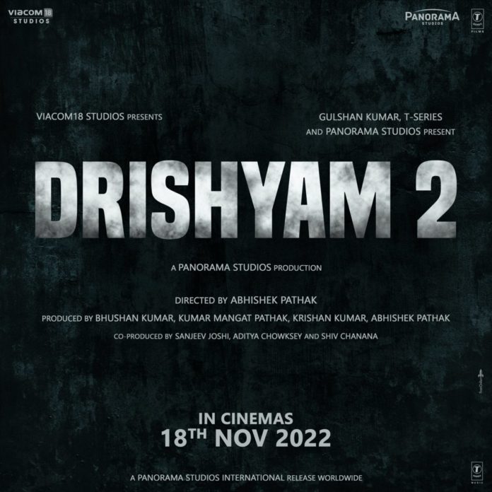 Ajay Devgn’s Drishyam 2 Gets A Release Date